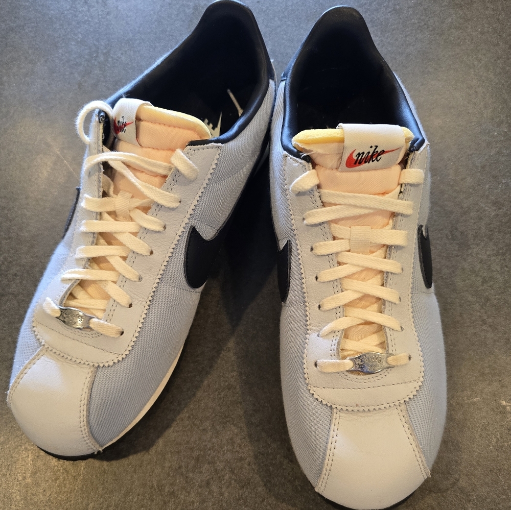 Nike Men's 11.5 Cortez Sneakers Light Armory Blue/Dark Obsidian